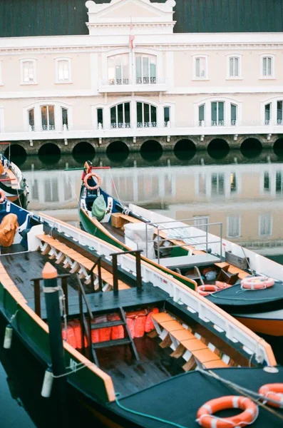 Coimbra City Portugal Kota Yang Penuh Warna Arsitektur Perahu Perjalanan — Stok Foto