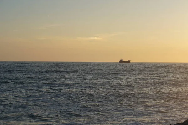 Ocean Photography Ship Water Sunset Sky — Stock Photo, Image