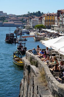 Portekiz 2023 douro nehri, Porto şehrinde. 