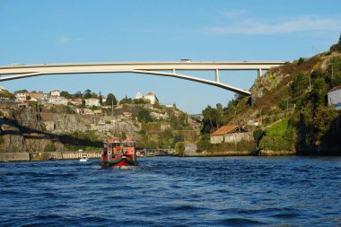 Portekiz 2023 douro nehri, Porto şehrinde. 