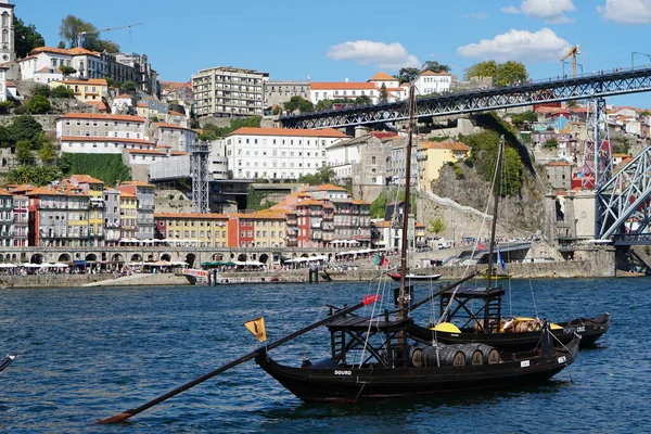 Portugal 2023 Porto Kota Dan Sungai Douro — Stok Foto