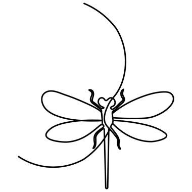 Yusufçuk simgesi sürekli bir çizgi çizer.