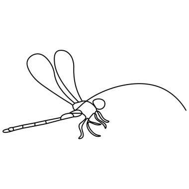 Yusufçuk simgesi sürekli bir çizgi çizer.