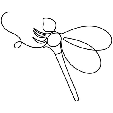 Yusufçuk simgesi sürekli bir çizgi çizer.