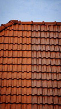 Avrupa 'da bir konut binasının çatı kiremitleri