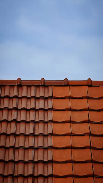 Avrupa 'da bir konut binasının çatı kiremitleri