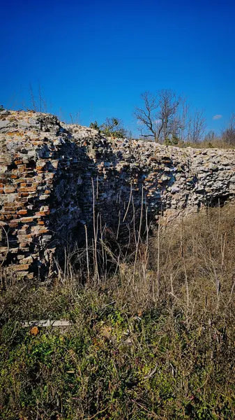 Romanya 'nın Oradea kentinde tuğla kale