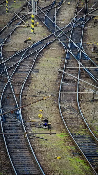 İlkbaharda Prag Merkez İstasyonu 'nun dışından görüntü
