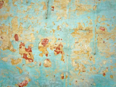 Eski duvarın arkasında bir taş deseni var.