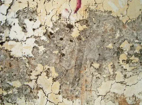 Eski duvarın arkasında bir taş deseni var.