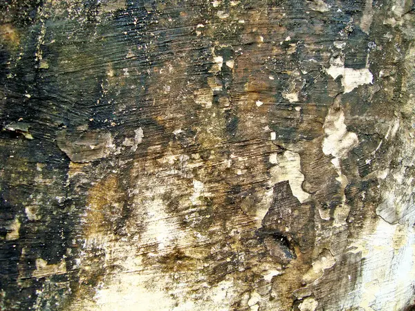 Eski duvarın arkasında bir taş deseni var.