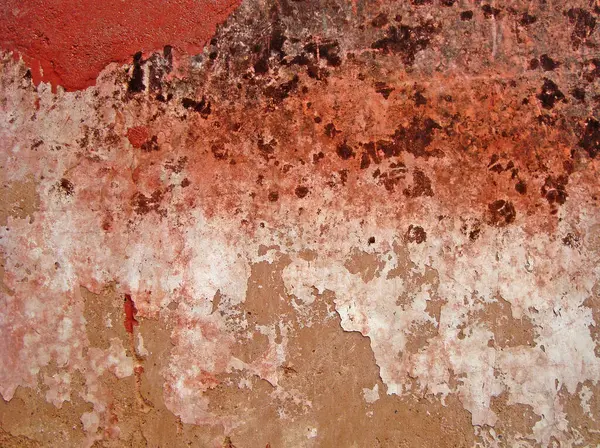 Eski duvarın arkasında bir taş deseni var.