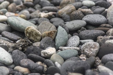 Doğal parke taşları. Taşların arka planı. Doğa zemin