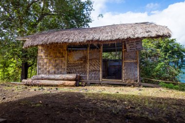Bampalola kabilesinin geleneksel evi. Alor, Doğu Nusa Tenggara, Endonezya - 08 Haziran 2017