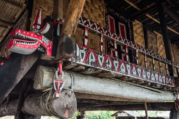 Bampalola kabilesinin geleneksel evi. Alor, Doğu Nusa Tenggara, Endonezya - 08 Haziran 2017