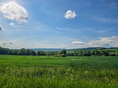Uçsuz bucaksız zirveleri olan büyüleyici dağ manzarası bulutlarda kayboluyor. Seyahat markaları, ilham verici projeler ve eko-tasarım için mükemmel.