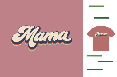 Amerikan Mama t-shirt tasarımı
