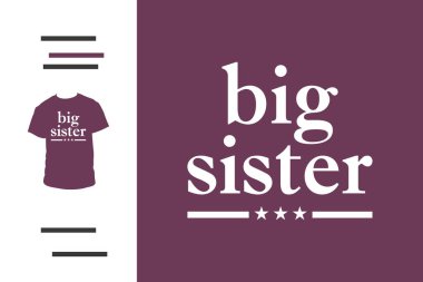 Abla tişört tasarımı. 