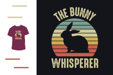 Tavşan aşığı tişört tasarımı