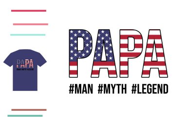 Amerikan baba t-shirt tasarımı