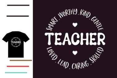 Kutsal öğretmen t-shirt tasarımı