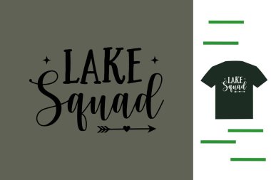 Göl ekibi t-shirt tasarımı