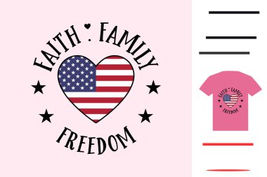 Patriot American için tişört tasarımı