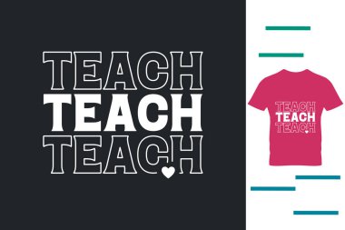 Öğretmen için en iyi t-shirt tasarımı