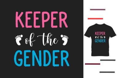 Cinsiyet tişört tasarımının koruyucusu