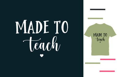 Tişört tasarımı öğretmek için yapıldı