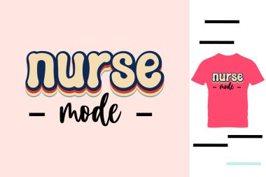Hemşire modu t-shirt tasarımı