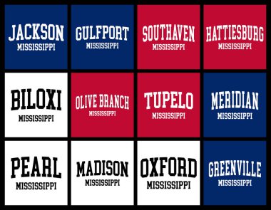 Mississippi 'nin Nüfus Tişört Paketi