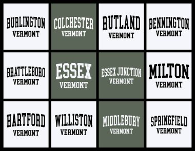 Vermont Nüfus Tişört demeti