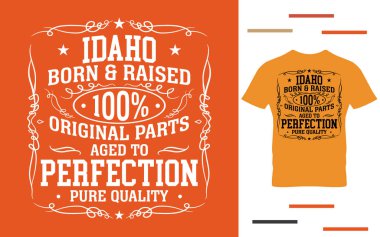 Idaho doğma büyüme gömlek tasarımcısı.