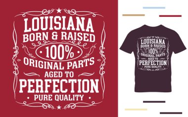 Louisiana doğma büyüme gömlek tasarımcısı.