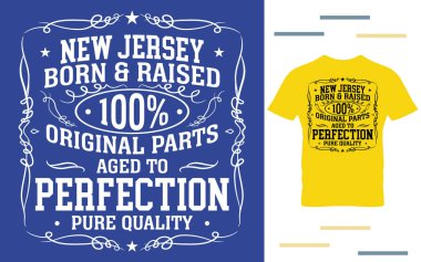 New Jersey doğma büyüme gömlek tasarımcısı.