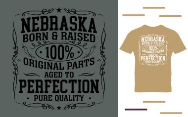 Nebraska doğma büyüme gömlek tasarımcısı.