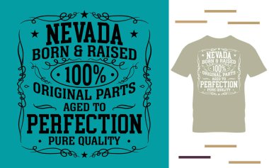 Nevada doğma büyüme gömlek tasarımcısı.