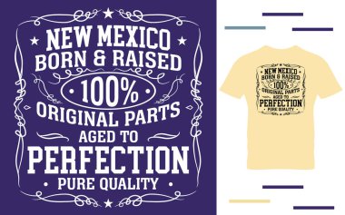 New Mexico doğma büyüme gömlek tasarımcısı.