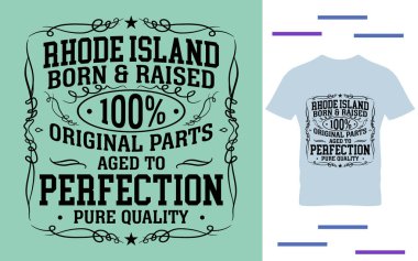 Rhode Island doğma büyüme gömlek tasarımcısı.