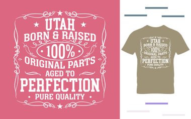 Utah doğma büyüme gömlek tasarımcısı.