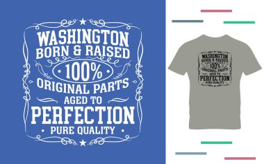 Washington doğma büyüme gömlek tasarımcısı.