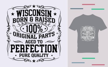 Wisconsin doğma büyüme gömlek tasarımcısı.