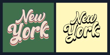 New York eyaleti T-shirt tasarımı