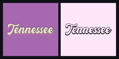 Tennessee retro tişört tasarımı