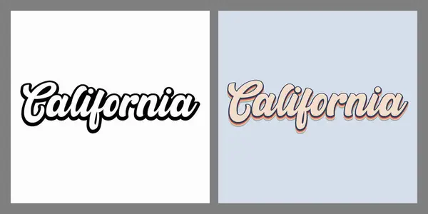 Kaliforniya eyaleti T-shirt tasarımı