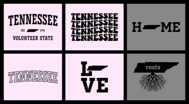Tennessee State t-shirt tasarımı