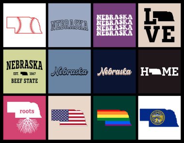 Nebraska Tişört Tasarımı