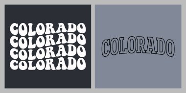 Colorado tişört tasarımı