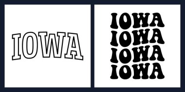 Iowa tişört tasarımı